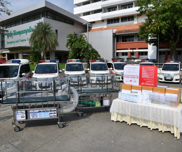 กองทุนฮอนด้าเคียงข้างไทย ส่งมอบเตียงเคลื่อนย้ายผู้ป่วยแบบแรงดันลบ 100 เตียง