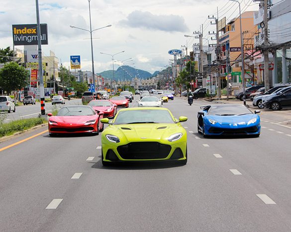 ASTON MARTIN BANGKOK ฉลองเปิดเมืองท่องเที่ยว นำกลุ่มซูเปอร์คาร์สุดเฟี้ยว เที่ยวหัวหิน