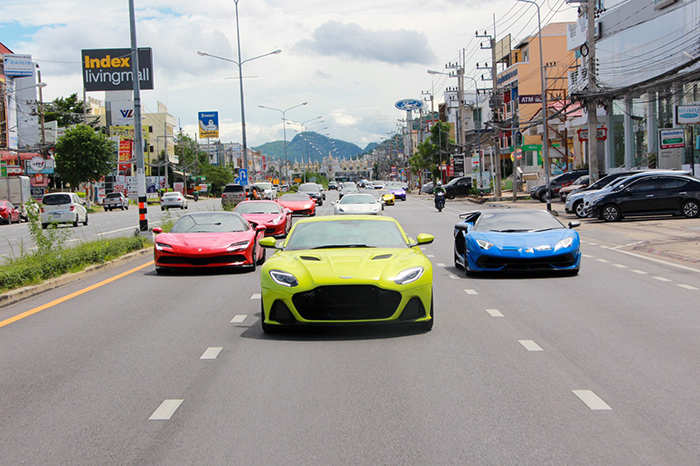 ASTON MARTIN BANGKOK ฉลองเปิดเมืองท่องเที่ยว นำกลุ่มซูเปอร์คาร์สุดเฟี้ยว เที่ยวหัวหิน