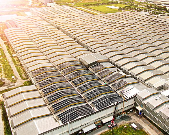 บริดจสโตนใช้พลังงานแสงอาทิตย์สนับสนุนการผลิตยางรถยนต์ในประเทศไทย