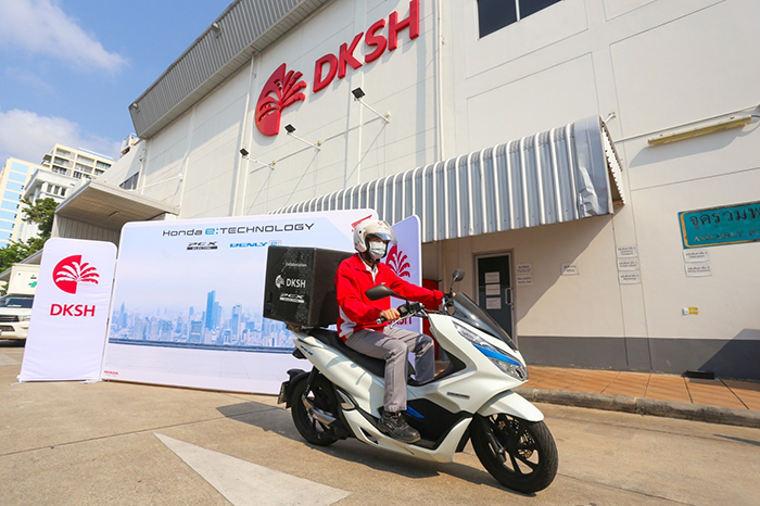 รถจักรยานยนต์ฮอนด้าจับมือ DKSH (Thailand) ต่อยอดการพัฒนา EV Ecosystem