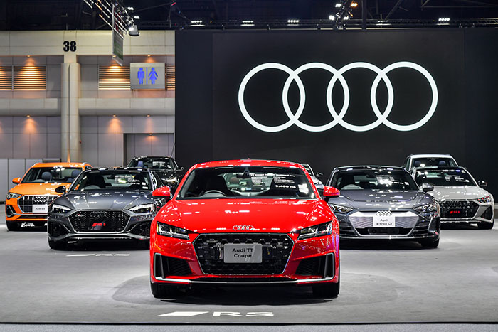 อาวดี้ อวดโฉม Audi RS ครบทั้งไลน์อัพ ยนตรกรรมสปอร์ตสมรรถนะ Supercar