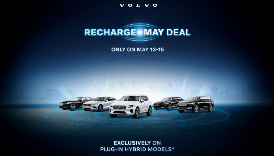 วอลโว่ คาร์ นำเสนอโปรโมชั่นสุดพิเศษ Recharge May Deal