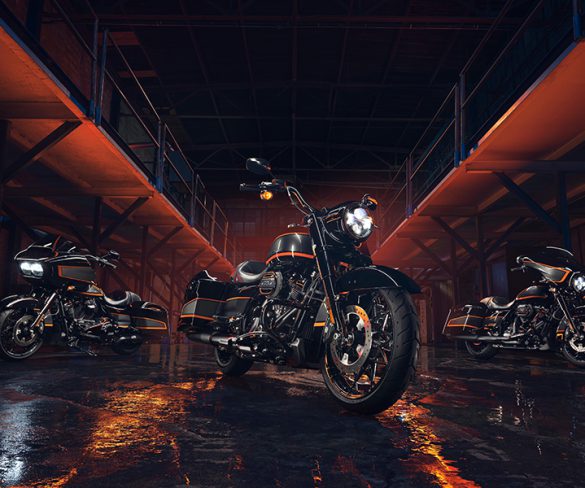 HARLEY-DAVIDSON® เผยโฉมรถมอเตอร์ไซค์ ที่มาพร้อมตัวเลือกสีคัสตอม Apex จากโรงงานใหม่ล่าสุด