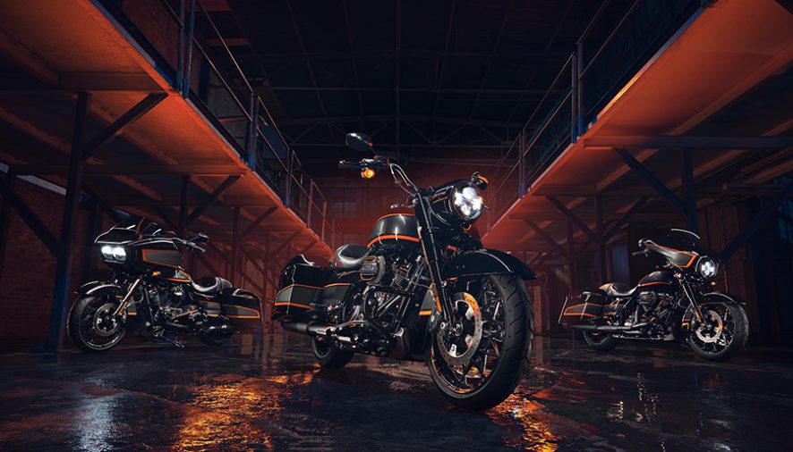 HARLEY-DAVIDSON® เผยโฉมรถมอเตอร์ไซค์ ที่มาพร้อมตัวเลือกสีคัสตอม Apex จากโรงงานใหม่ล่าสุด