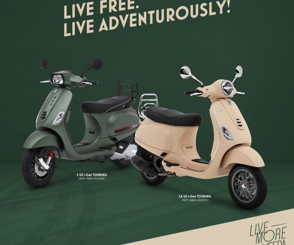 เวสป้าส่งสกู๊ตเตอร์ไซส์มินิพาออกเที่ยวกับ 2 รุ่นสุดฮอต  Vespa LX 125 i-Get Touring และ Vespa S 125 i-Get Touring