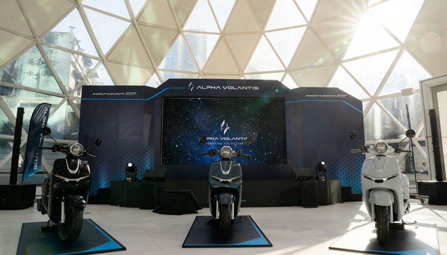 ALPHA VOLANTIS เปิดตัวรถจักรยานยนต์พรีเมียมออโตเมติกรุ่นแรกHORIZON 300 ดีไซน์ Futuristic Premium                                         