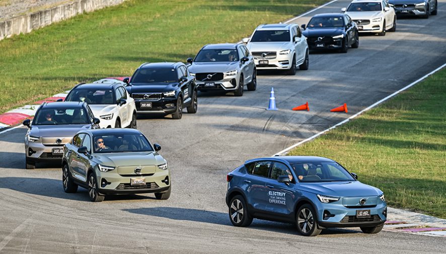 วอลโว่ จัดกิจกรรมทดสอบรถในงาน ‘Volvo Electrify Your Driving Experience’ 