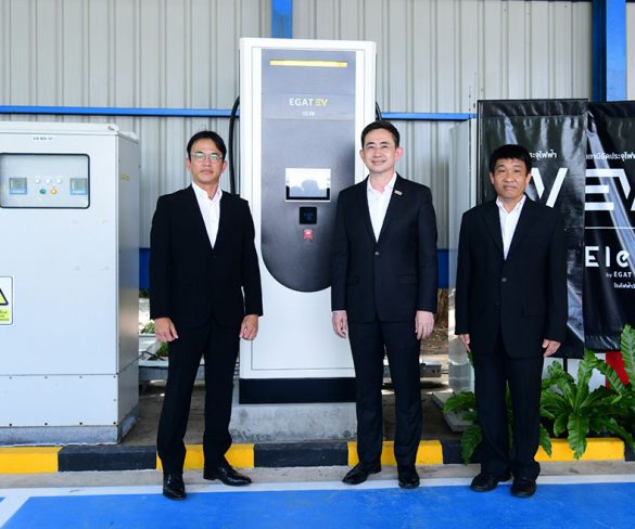 EGAT สยายปีกดึง EDS ก้าวสู่ธุรกิจยานยนต์ไฟฟ้า เปิดตัว DC Fast Charger