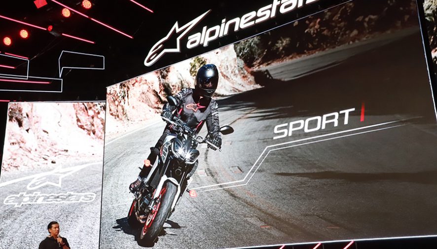 ยามาฮ่าร่วมพันธมิตรผลิตภัณฑ์ Alpinestars