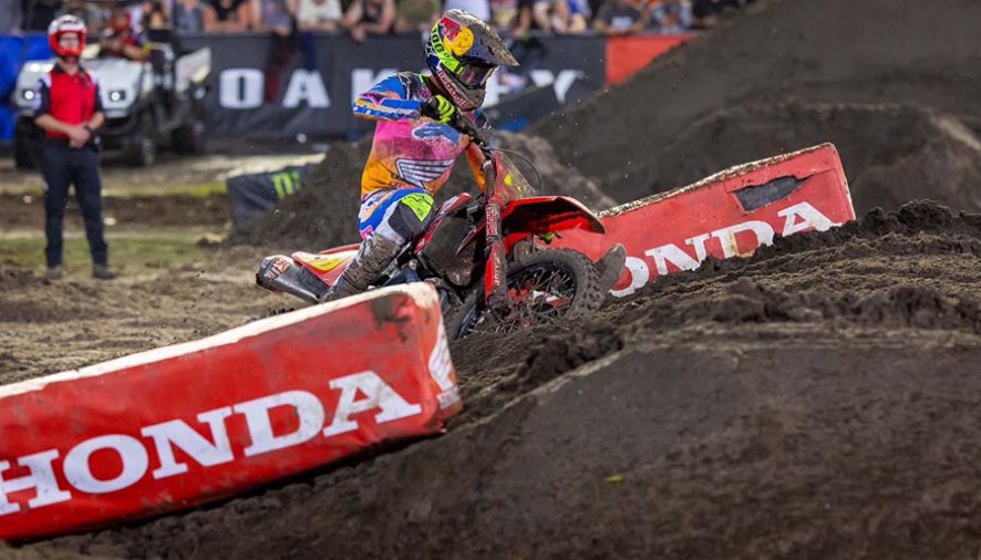 เจ็ตต์ ลอว์เรนซ์ บิด Honda CRF450R ผงาดคว้าชัย AMA Supercross สนามที่ 8 เดย์โทนา สหรัฐอเมริกา