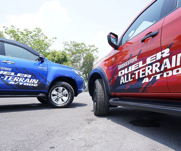 บริดจสโตนจัดทดสอบยางพรีเมียมสุดแกร่งรุ่นล่าสุด “BRIDGESTONE DUELER ALL-TERRAIN A/T002”