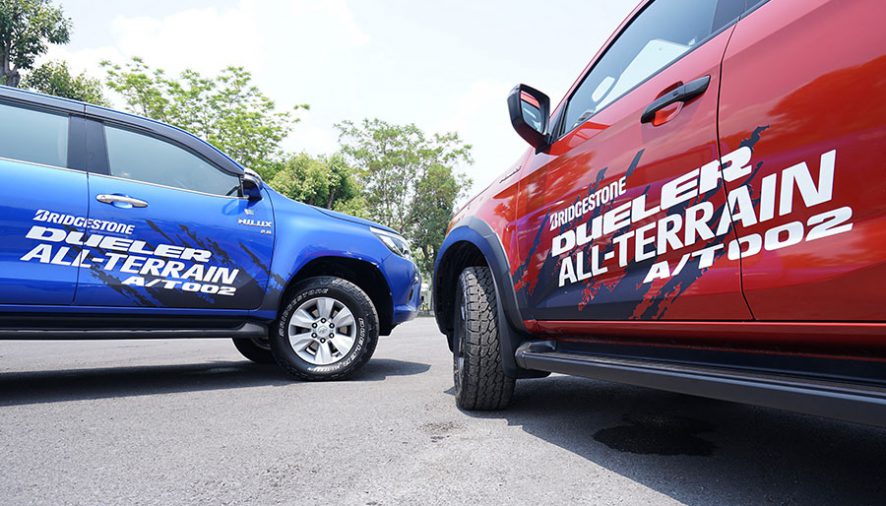 บริดจสโตนจัดทดสอบยางพรีเมียมสุดแกร่งรุ่นล่าสุด “BRIDGESTONE DUELER ALL-TERRAIN A/T002”