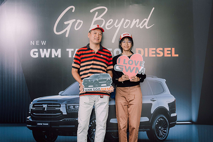 GWM ฉลองความสำเร็จ NEW GWM TANK 500 DIESEL ด้วยยอดจองทะลุกว่า 500 คัน