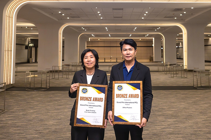 กรังด์ปรีซ์ฯ คว้า 2 รางวัล Asian Print Awards 2025