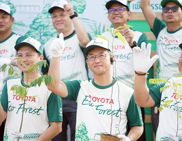 โตโยต้าเดินหน้ากิจกรรม “รวมพลังปลูกป่า