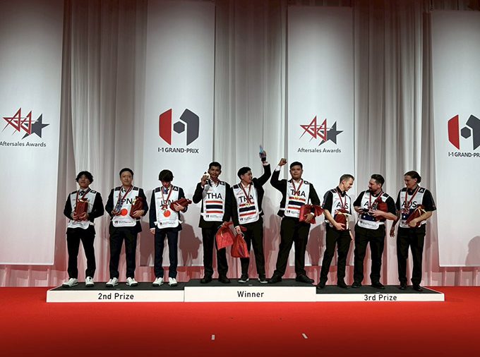 ทีมช่างอีซูซุไทยยืนหนึ่งเวทีโลก