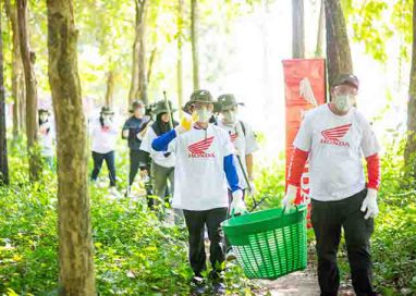 ไทยฮอนด้า รวมพลังจิตอาสาสร้างแนวกันไฟ