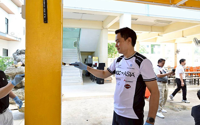 บมจ. มิลเลนเนียม กรุ๊ป ร่วมกับมูลนิธิธรรมชวนวิริยะ ปันน้ำใจสู่สังคมไทย มอบทุน 200,000 บาท