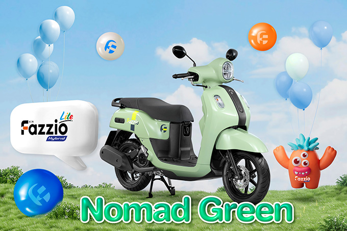 ยามาฮ่าเปิดตัว NEW YAMAHA FAZZIO HYBRID LITE