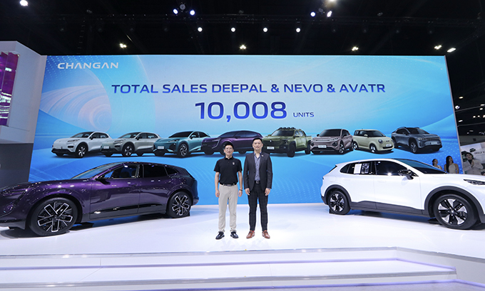 CHANGAN ผงาดตลาดรถไฟฟ้าไทย กวาดยอดจอง 10,008 คัน