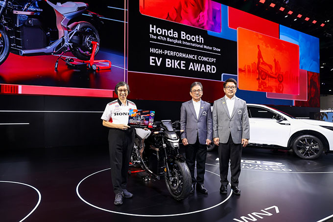ฮอนด้า คว้า 2 รางวัลจากงาน Motor Show 2026