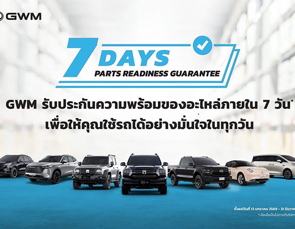 GWM ตอกย้ำผู้นำด้านบริการหลังการขายของแบรนด์รถยนต์จีนในไทย