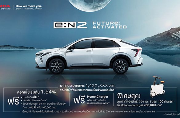 มาแล้ว ! Honda e:N2 SUV ไฟฟ้า 100% รุ่นใหม่