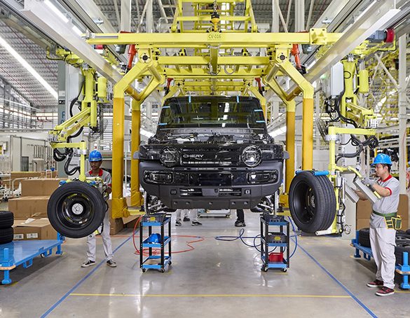 เชอรี ประเทศไทย เปิดไลน์ประกอบรถไฟฟ้า “Chery V23” อย่างเป็นทางการ