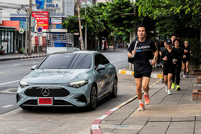 เมอร์เซเดส-เบนซ์ ลุยกิจกรรม City Run ร่วมกับ Garmin Run Club Thailand