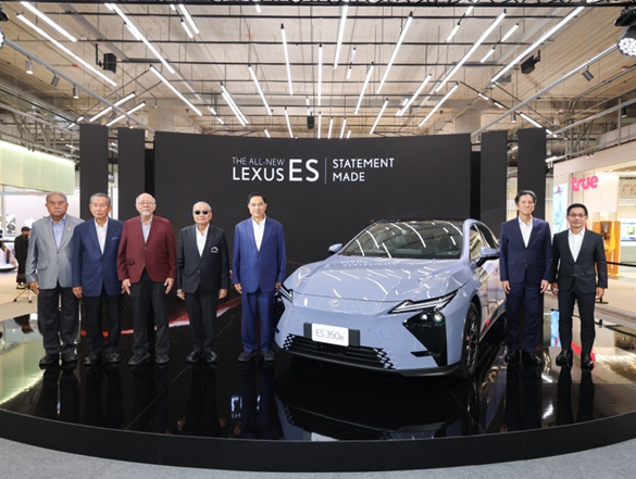 เลกซัสเปิดตัว “The All-New Lexus ES” ยนตรกรรมซีดานหรู Experience Elegant and Electrified Sedan นิยามใหม่แห่งความเหนือระดับ