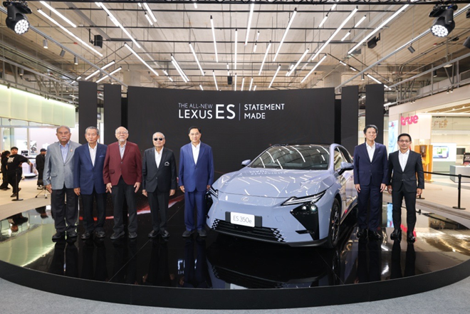 เลกซัสเปิดตัว “The All-New Lexus ES” ยนตรกรรมซีดานหรู Experience Elegant and Electrified Sedan นิยามใหม่แห่งความเหนือระดับ