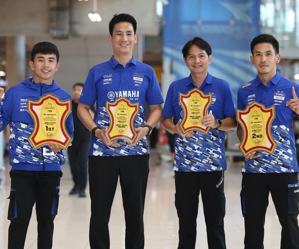 ยามาฮ่า ไทยแลนด์ เรซซิ่งทีม กลับถึงประเทศไทย หลังบู๊ศึกชิงแชมป์เอเชีย สนาม 5 ที่มาเลเซีย