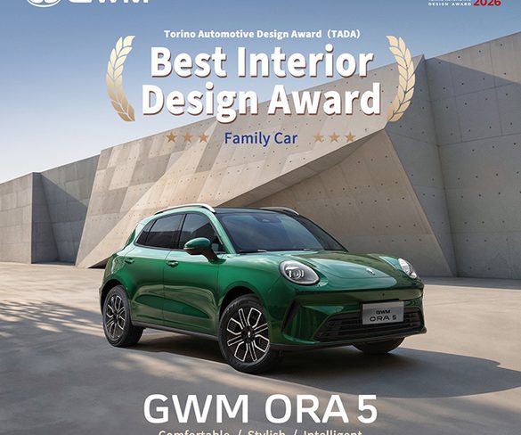 GWM ORA 5 และ TANK 300 คว้า 2 รางวัลใหญ่จากเวที Torino Automotive Design Award 2026