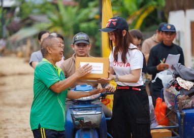 โตโยต้าเร่งช่วยเหลือผู้ประสบอุทกภัยจังหวัดน่าน