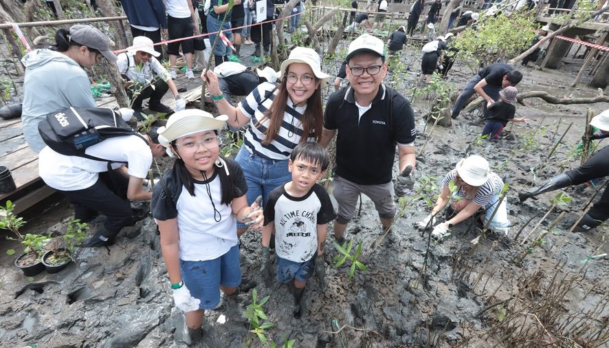 โตโยต้า ปลูกป่าชายเลน ปีที่ 19 ผนึกพลังภาคีเครือข่าย