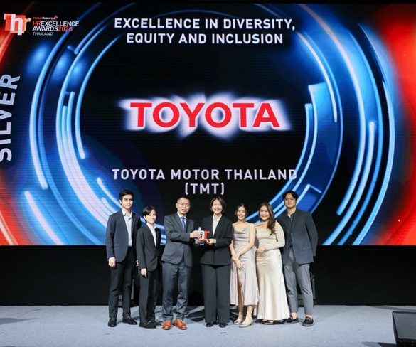 โตโยต้าคว้ารางวัล Human Resources Excellence Awards 2026 ด้าน Excellence in Diversity, Equity & Inclusion (DE&I)