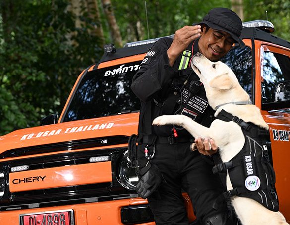 เชอรี ประเทศไทย เดินหน้าภารกิจ “CHERY V23 x K9 USAR”