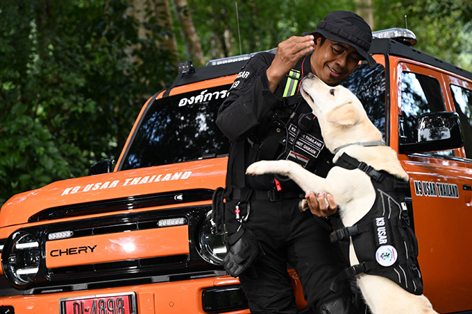 เชอรี ประเทศไทย เดินหน้าภารกิจ “CHERY V23 x K9 USAR”